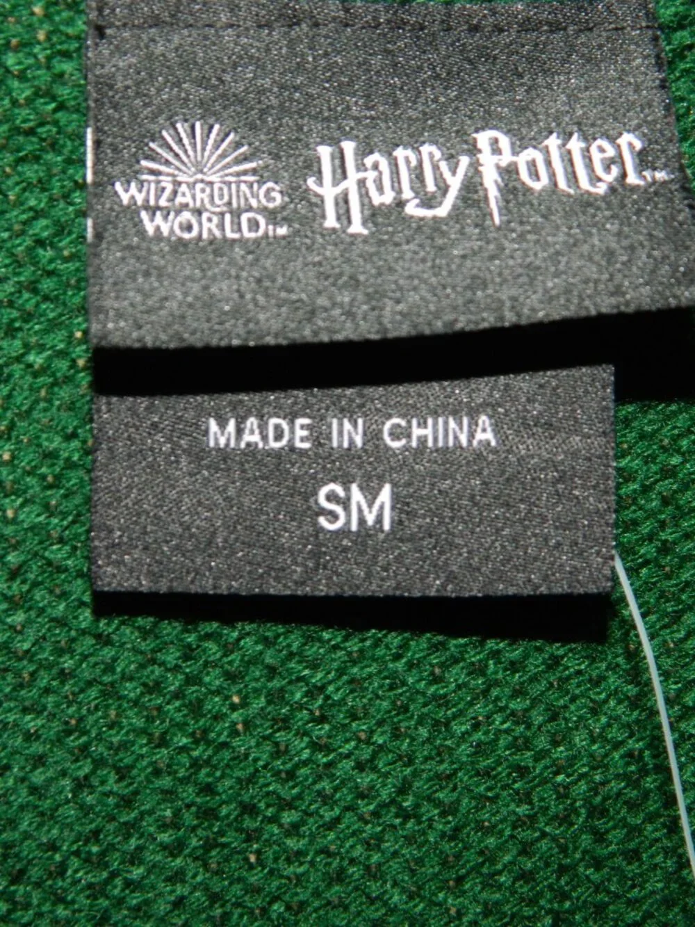 Harry Potter Wizarding World Slytherin Cardigan Sweater Sz S (WW-32)
